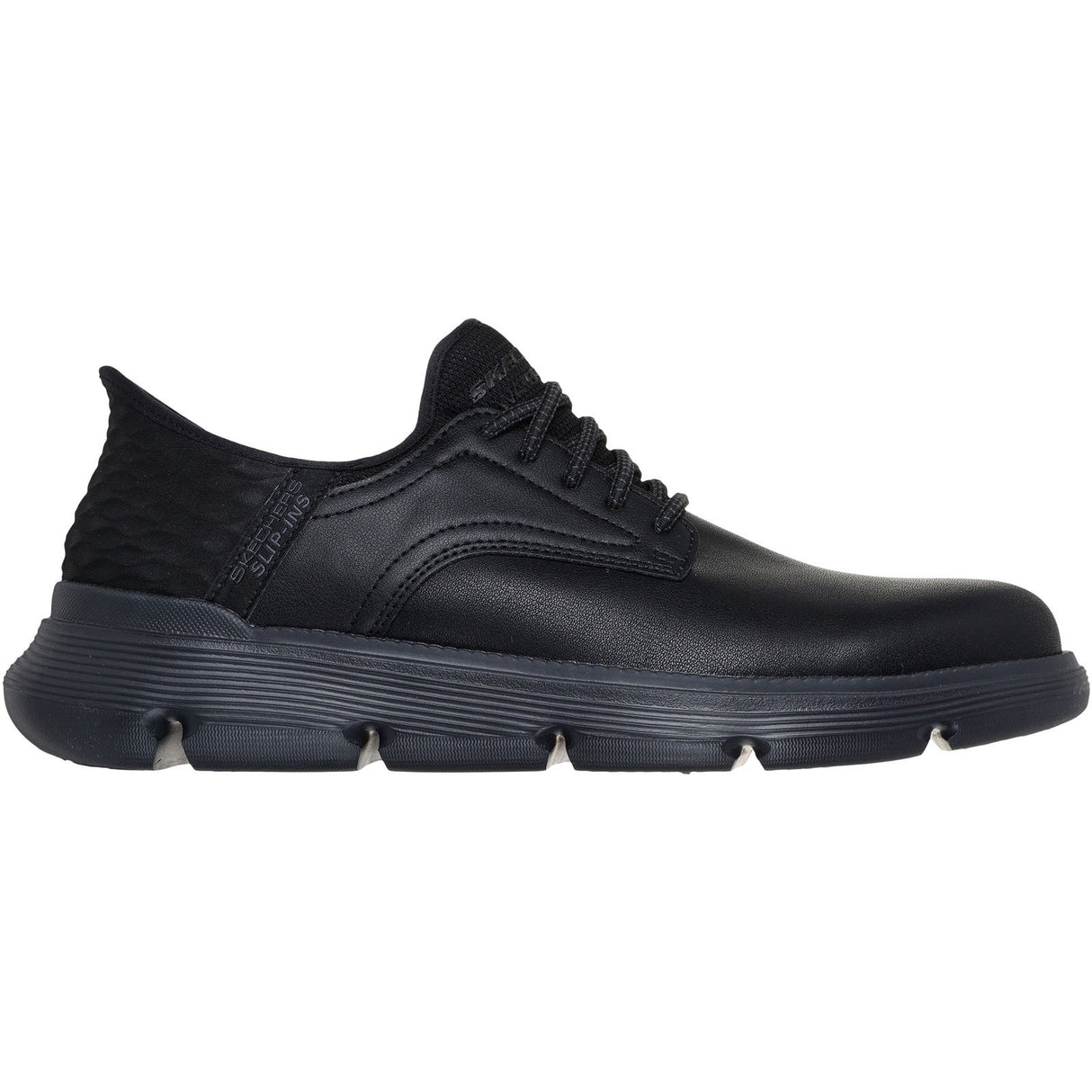 Skechers Mens Garza Carlyn Shoes Black