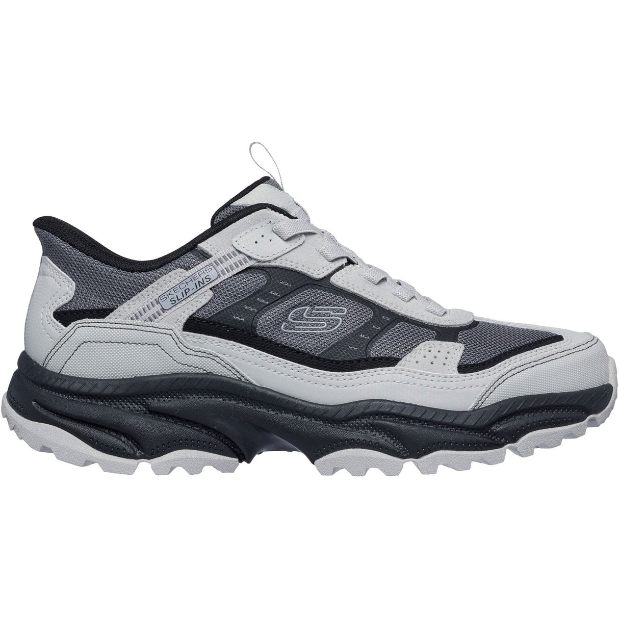 Skechers Mens Vigor AT Hiking Shoes Grey/Black