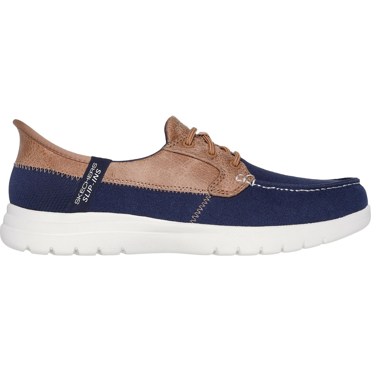 Skechers Womens On-the-GO Flex - Palmilla Boat Shoe Navy