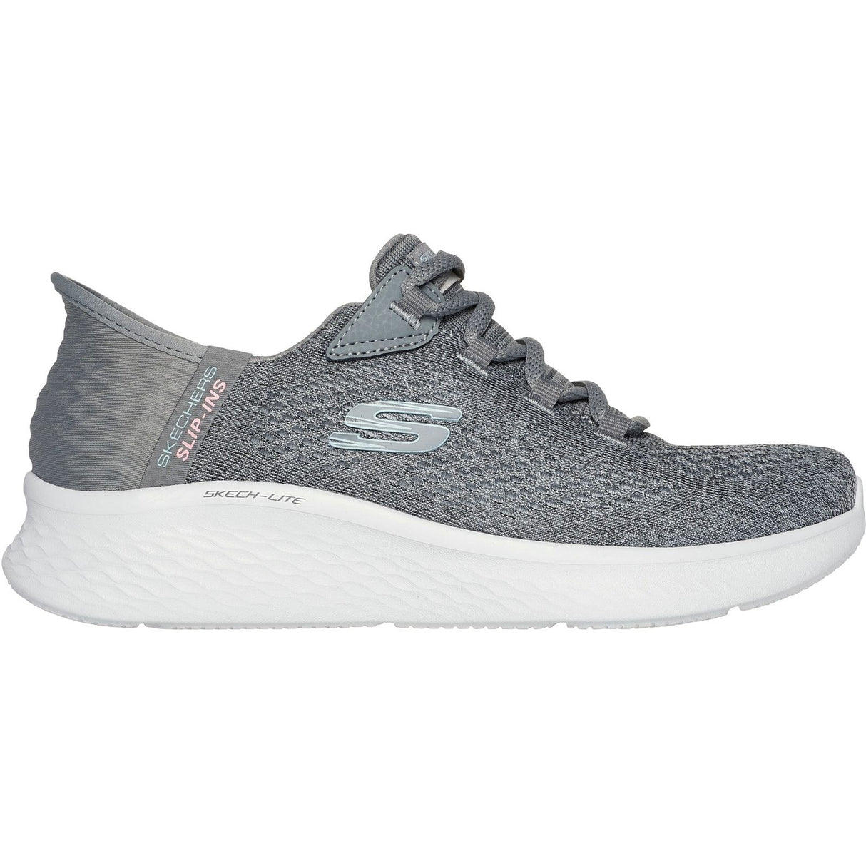 Skechers Womens Skech-Lite Pro Natural Trainer Grey/Multi
