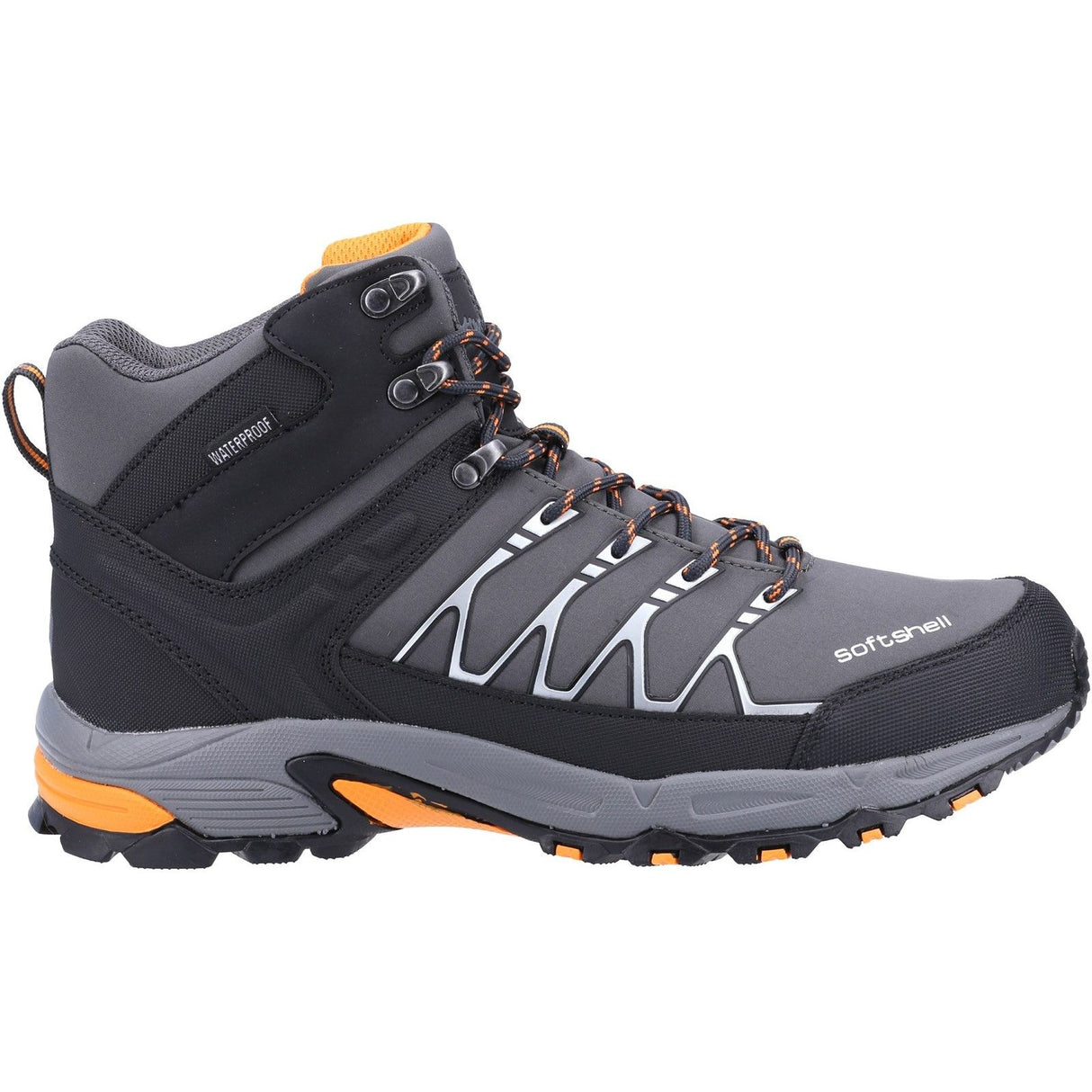 Cotswold Mens Abbeydale Mid Hiker Grey/Orange