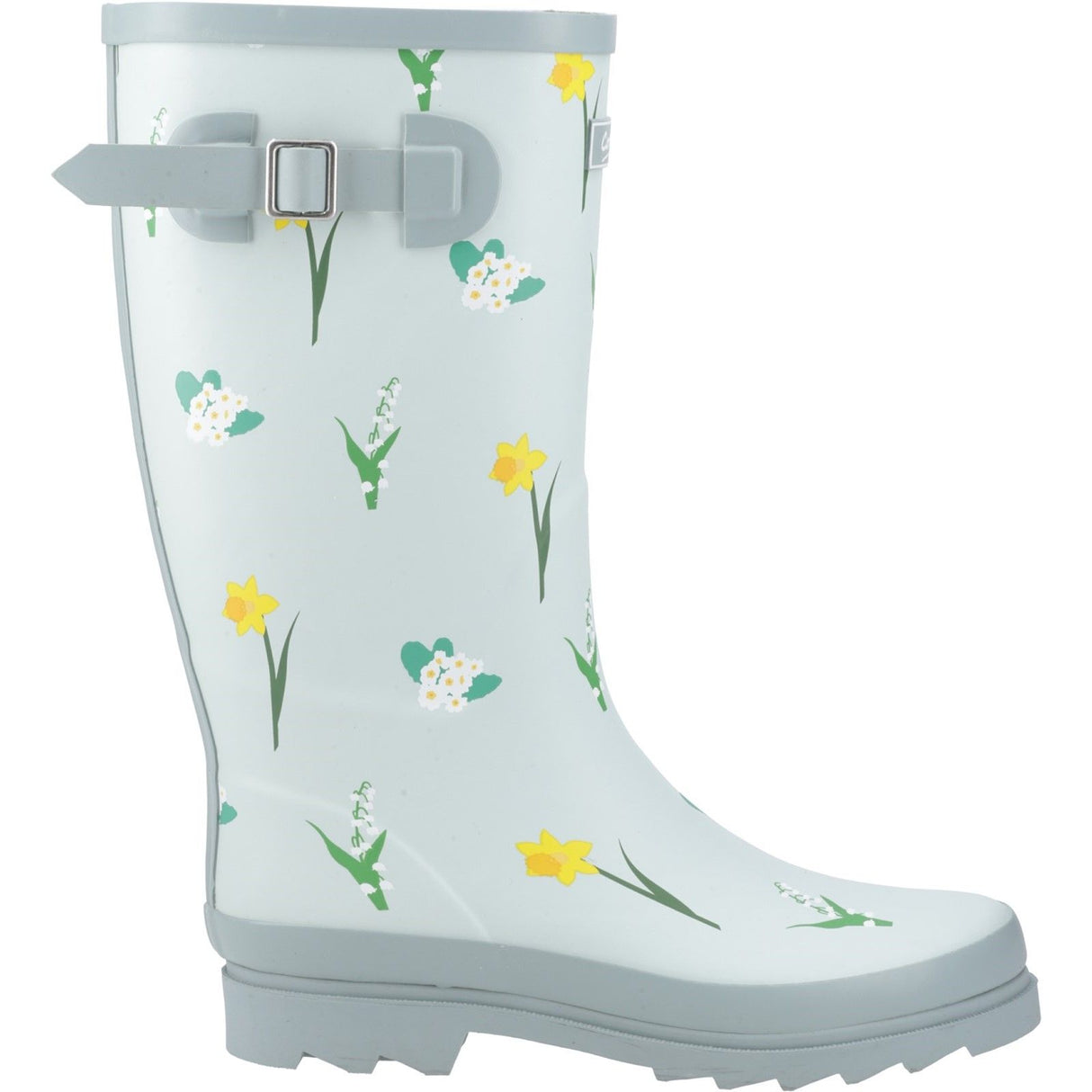 Cotswold Womens Wildflower Tall Wellingtons Mint