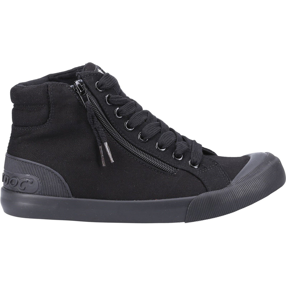 Rocket Dog Womens Jazzin Hi 12A Canvas Shoes Black