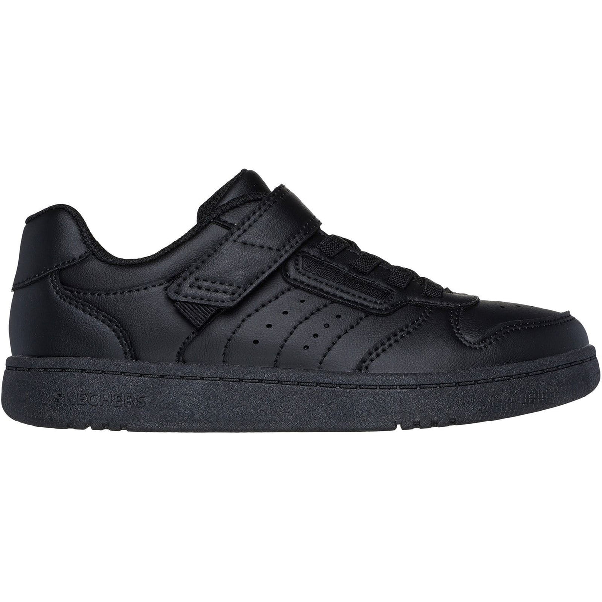 Skechers Junior Boys Quick Street Trainer Black
