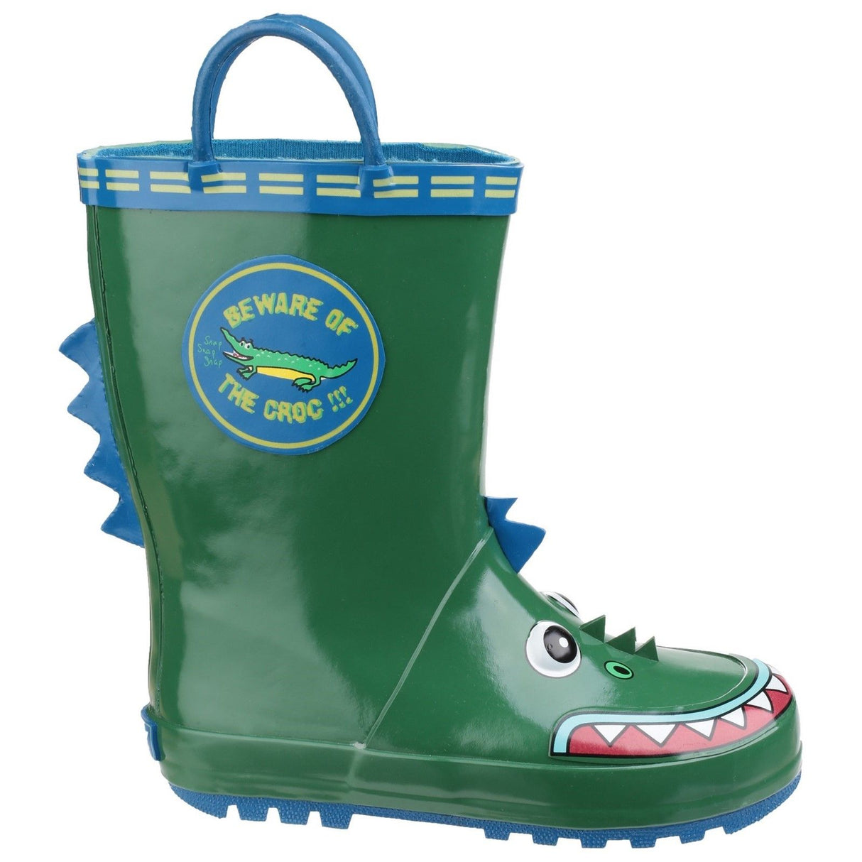 Cotswold Junior Kids Puddle Waterproof Pull On Boot Crocodile