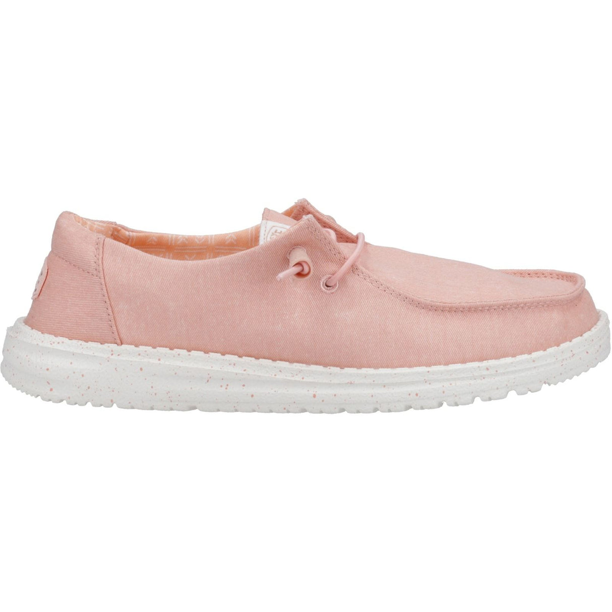 HEYDUDE Womens Wendy Canvas Shoe Pink