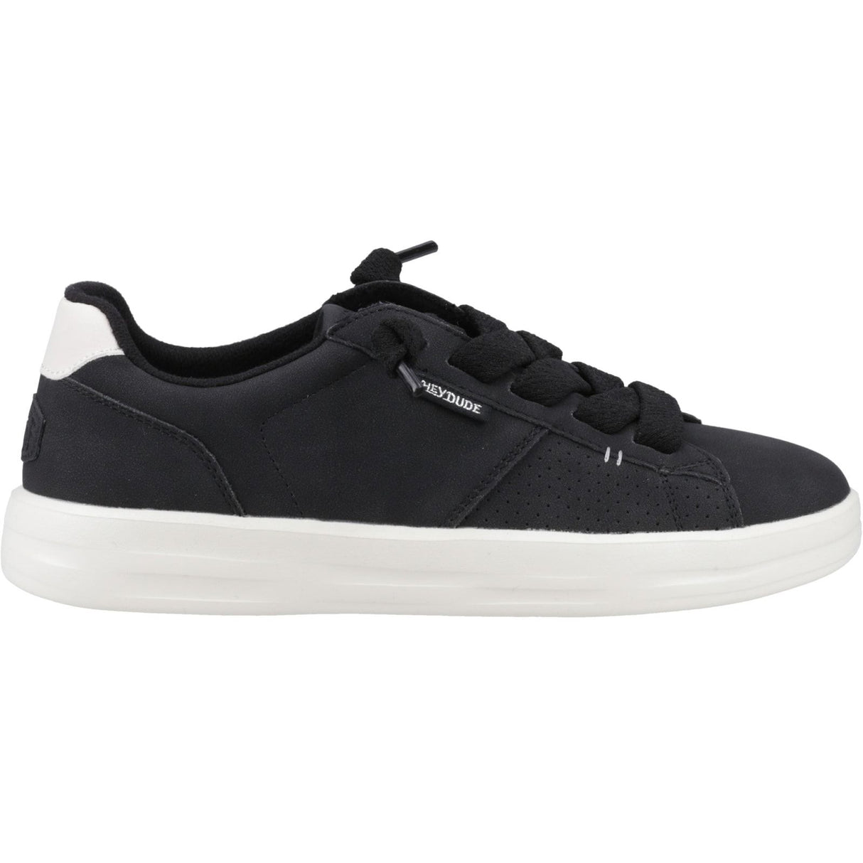 HEYDUDE Womens Karina Duo Classic Trainer Black