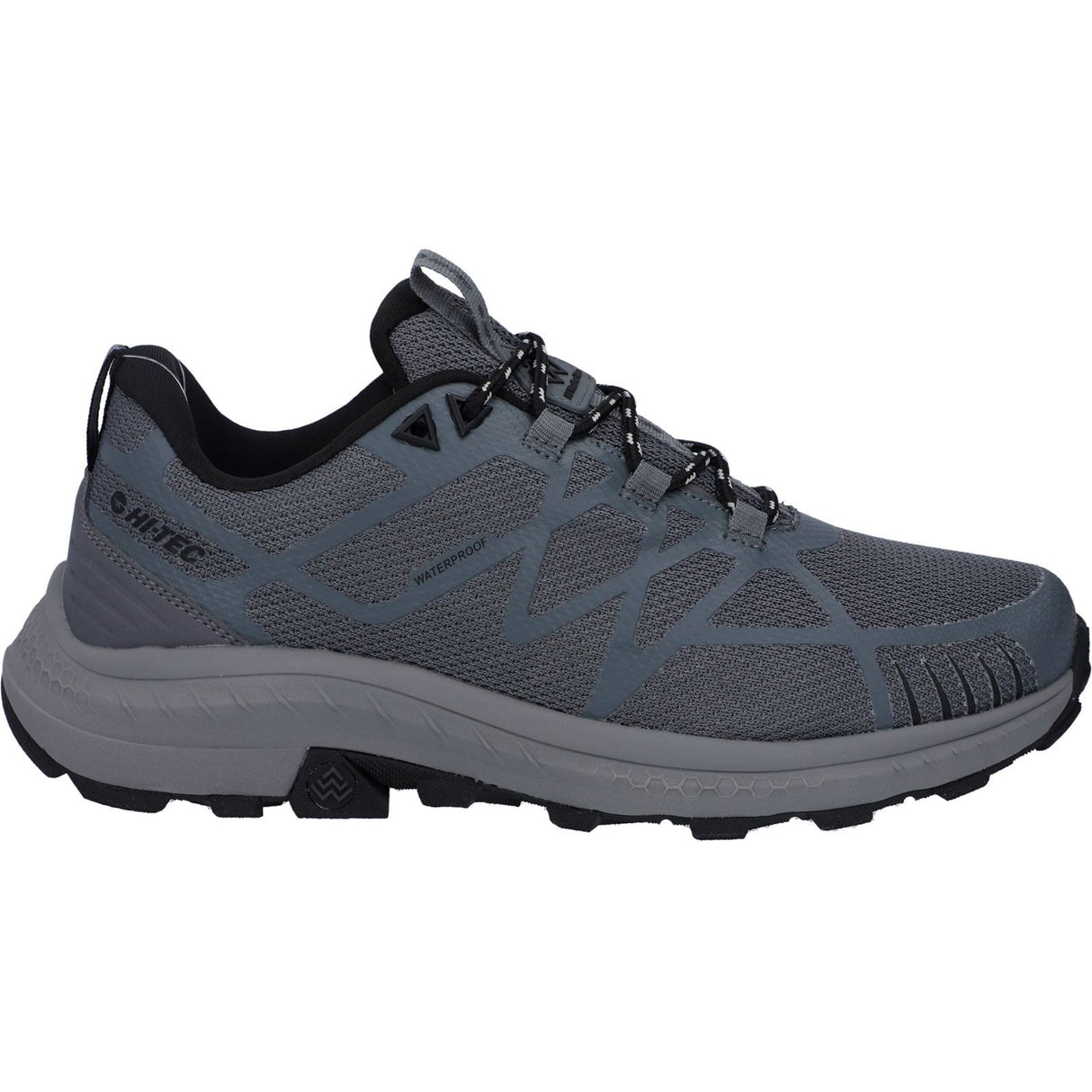 Hi-Tec Mens Mauna Hiker Grey/Black/Black