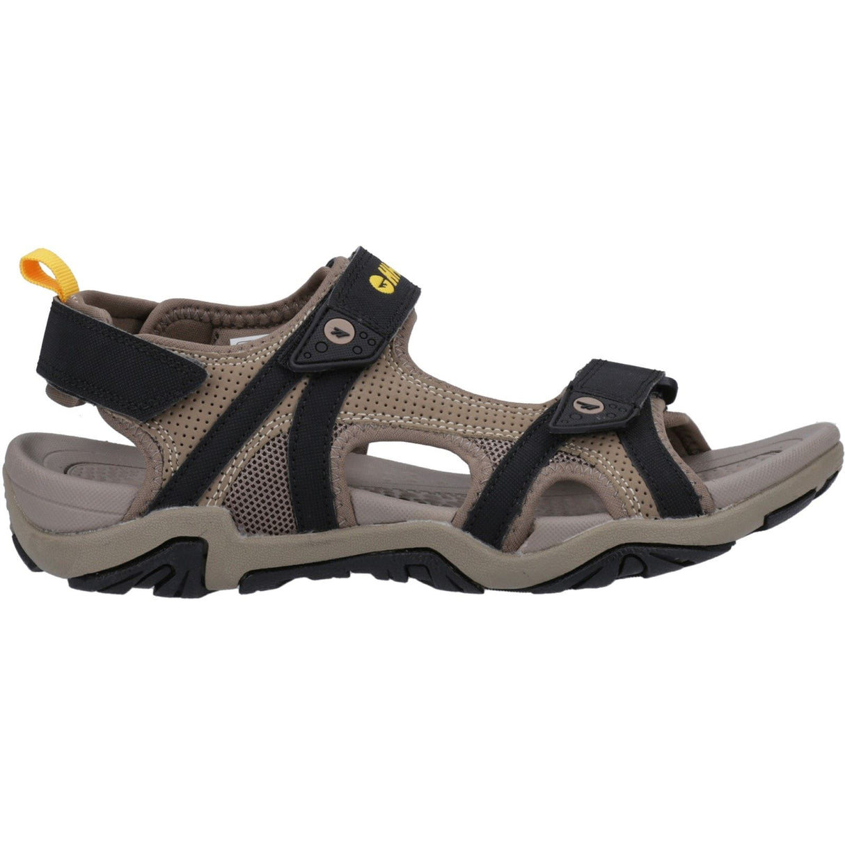 Hi-Tec Mens Crater Sandal Dark Taupe/Light Taupe