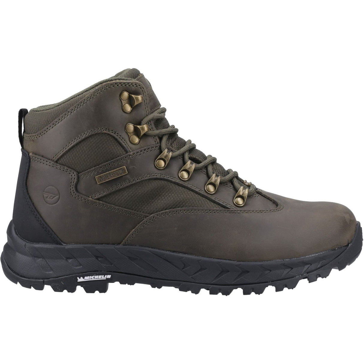 Hi-Tec Mens Euro Trail Boots Khaki