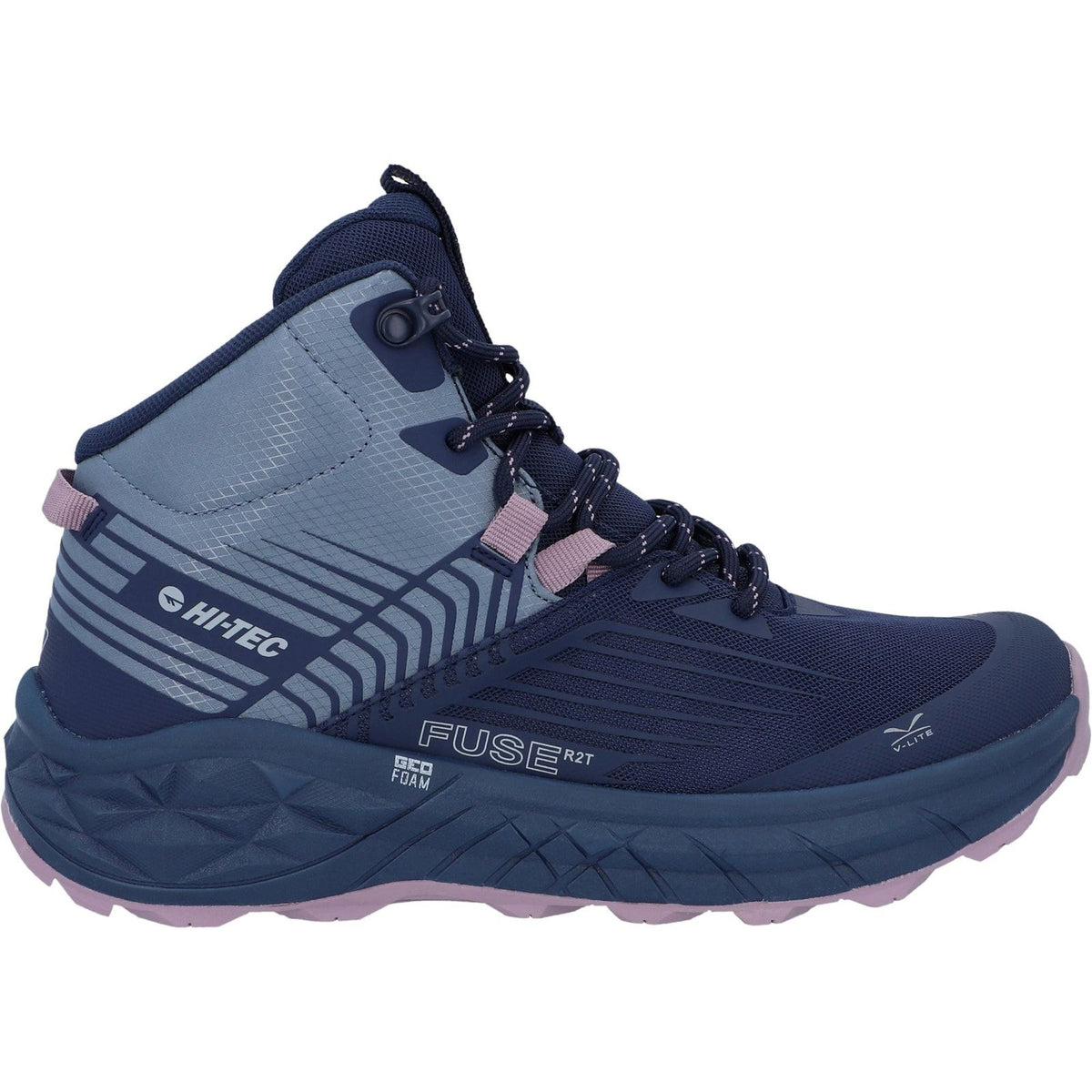 Hi-Tec Womens Fuse Trail Mid Boots Flintstone