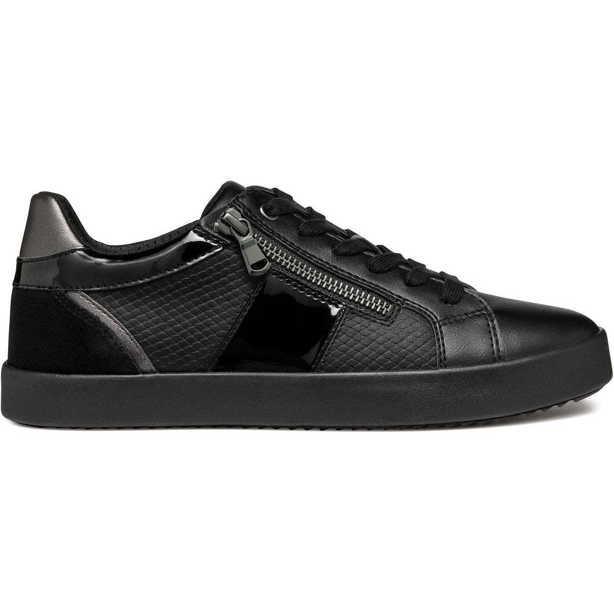 Geox Womens D BLOMIEE E SNEAKERS Black