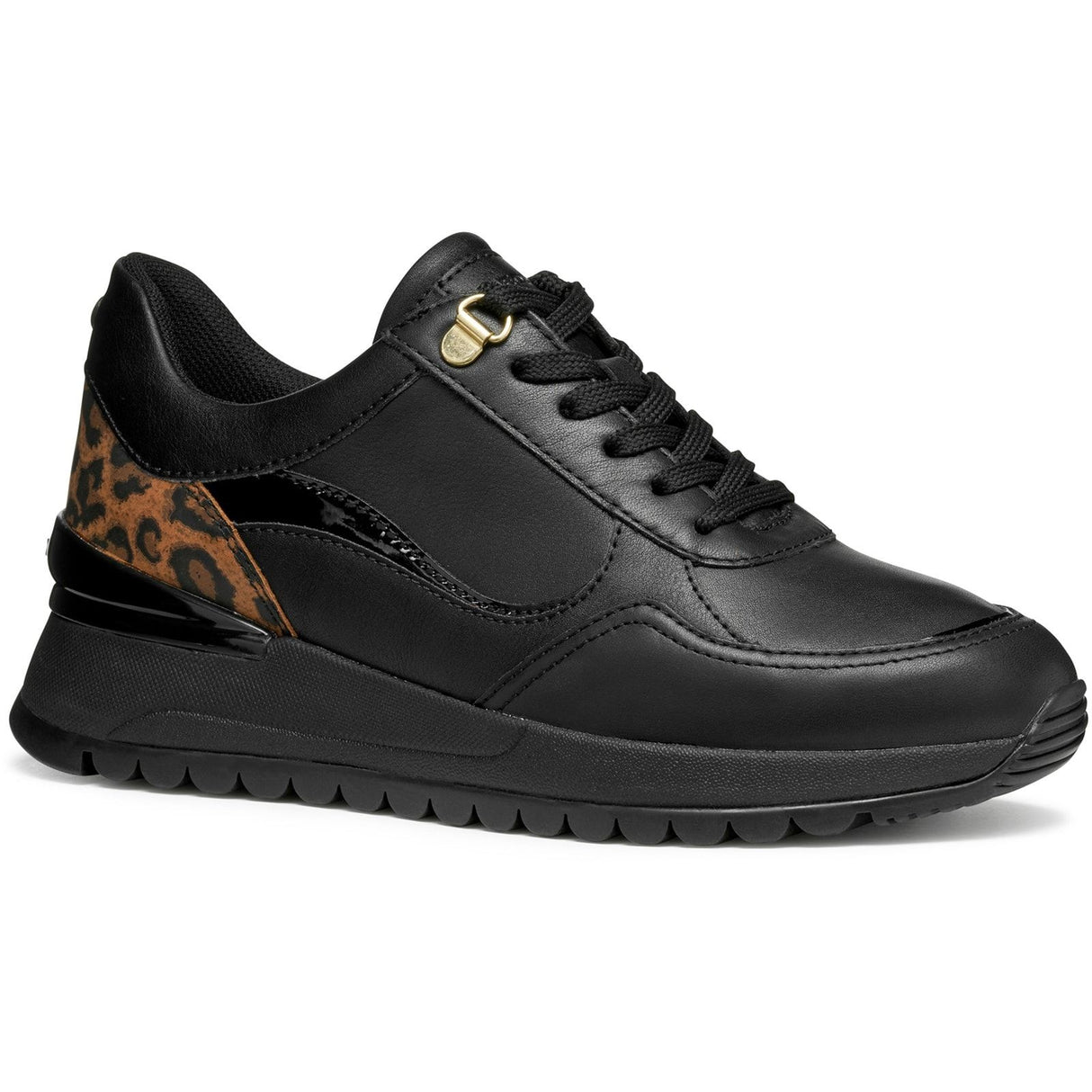 Geox Womens D DESYA A SNEAKERS Black