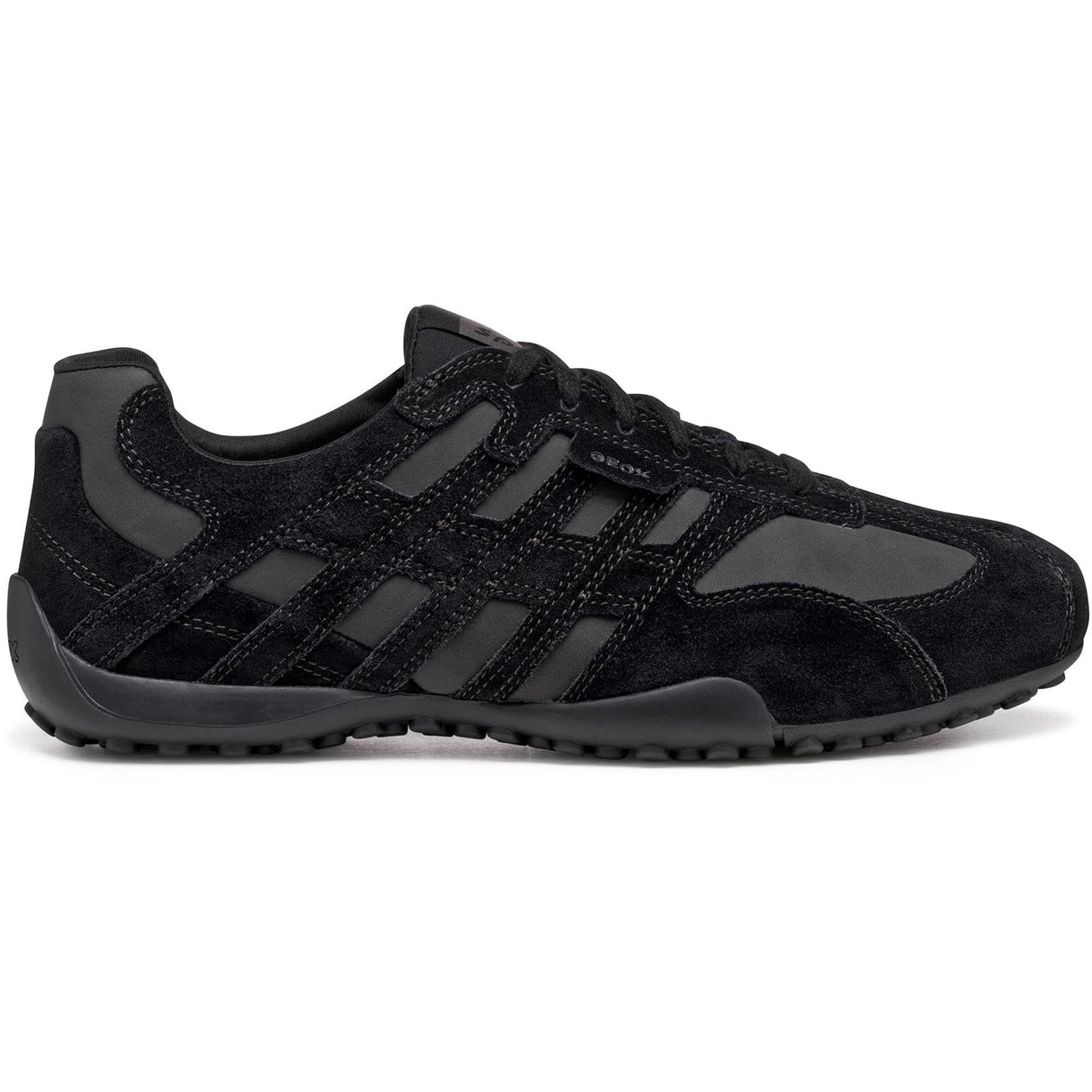 Geox Unisex U SNAKE ORIGINAL SNEAKERS Black