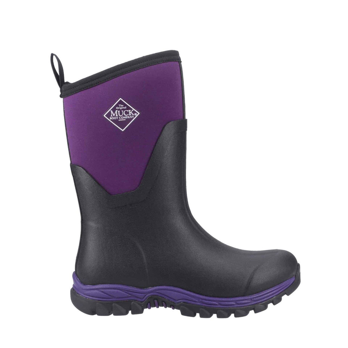 Muck Boots Womens Arctic Sport II Mid Wellington Black/Acai