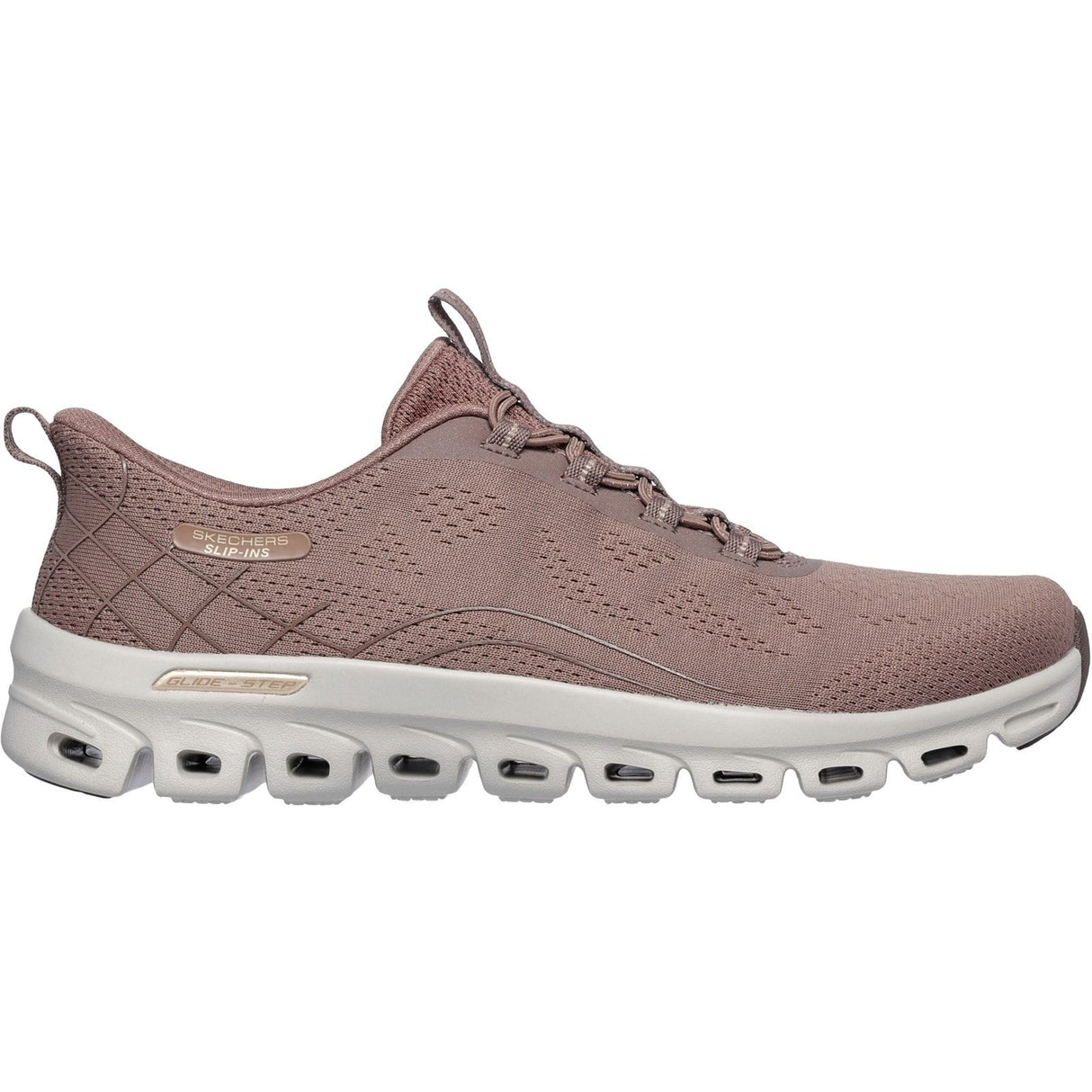Skechers Womens Glide-Step Elevate Amaze Trainers Brown