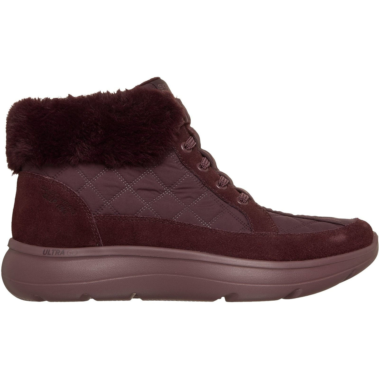 Skechers Womens On-The-Go Encore Elisa Boots Burgundy