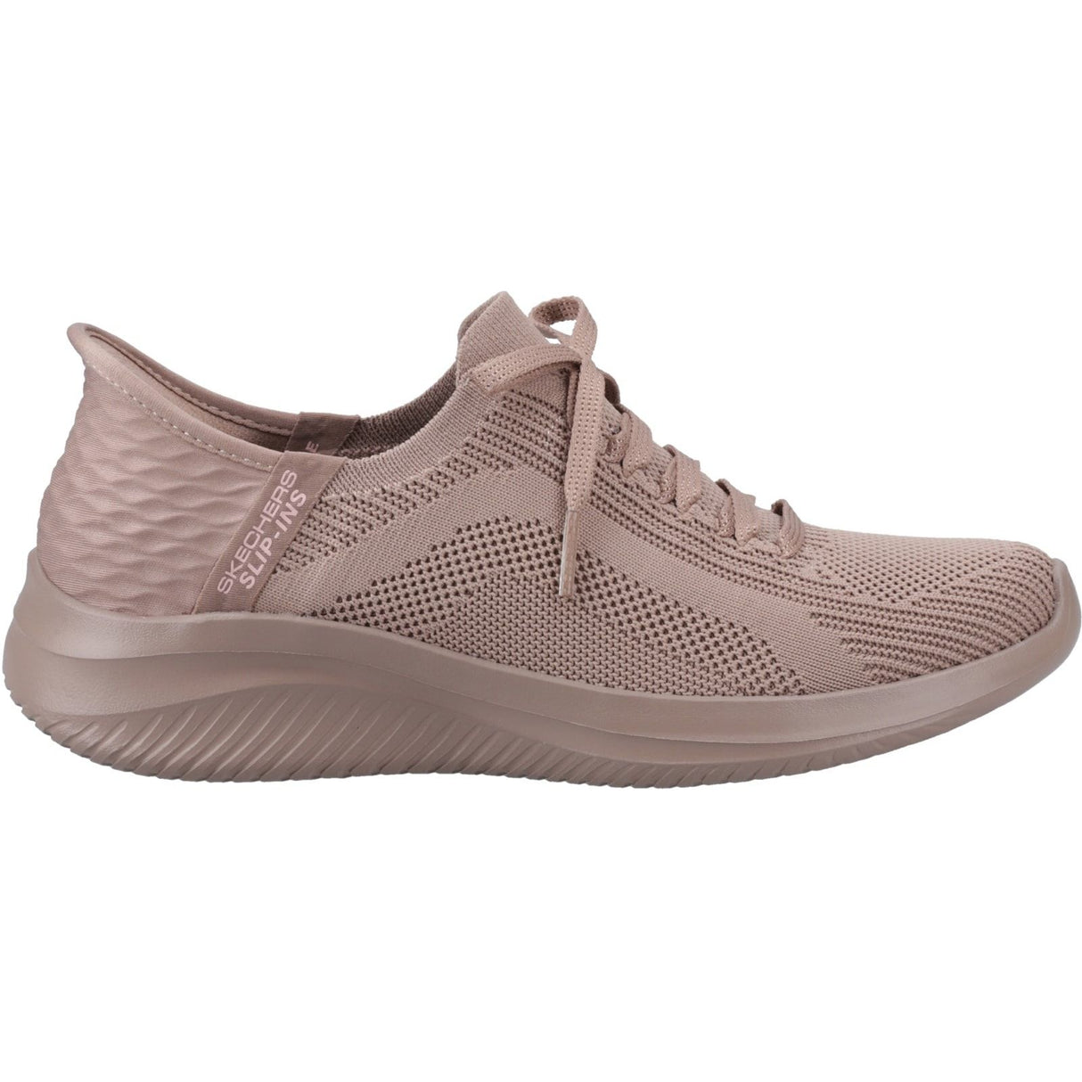 Skechers Womens Ultra Flex 3.0 Pure Color Trainers Dark Taupe
