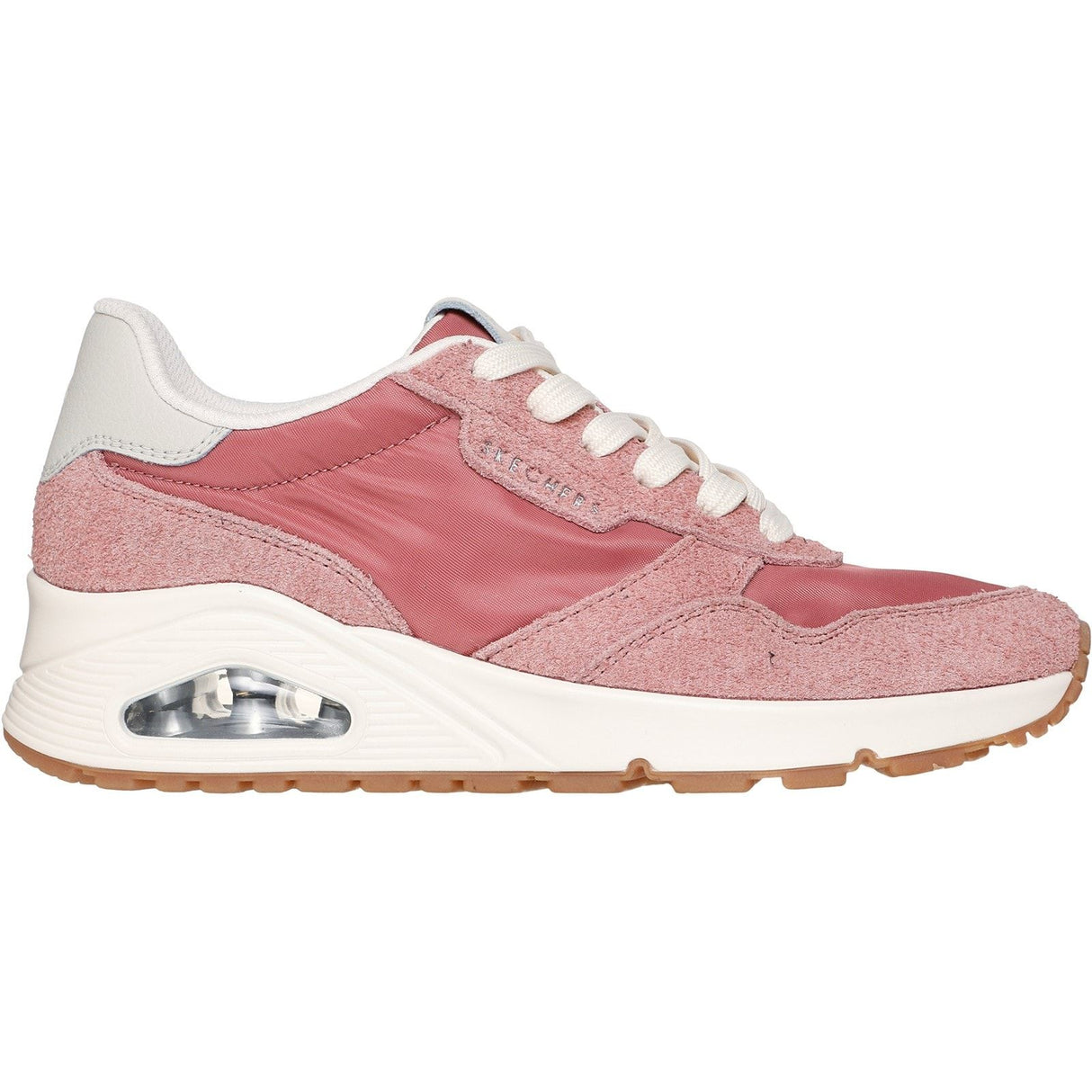 Skechers Womens Uno Vintage Dayz Trainers Rose