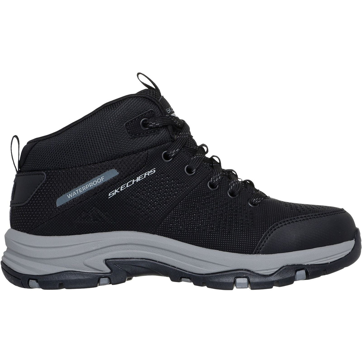 Skechers Womens Trego Trail Destination Hiker Black/Charcoal