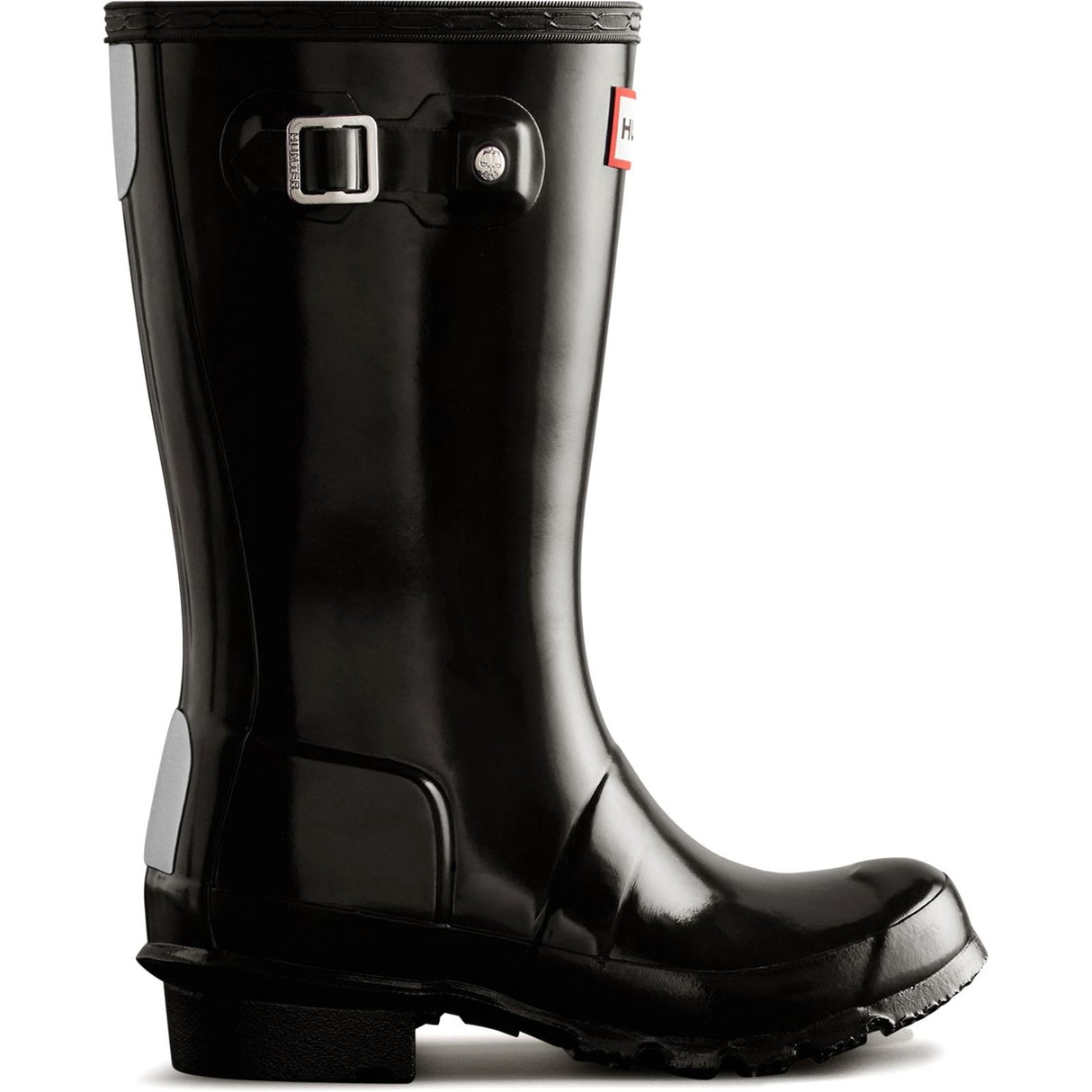 Hunter Kids Junior Originals Gloss Boot Black