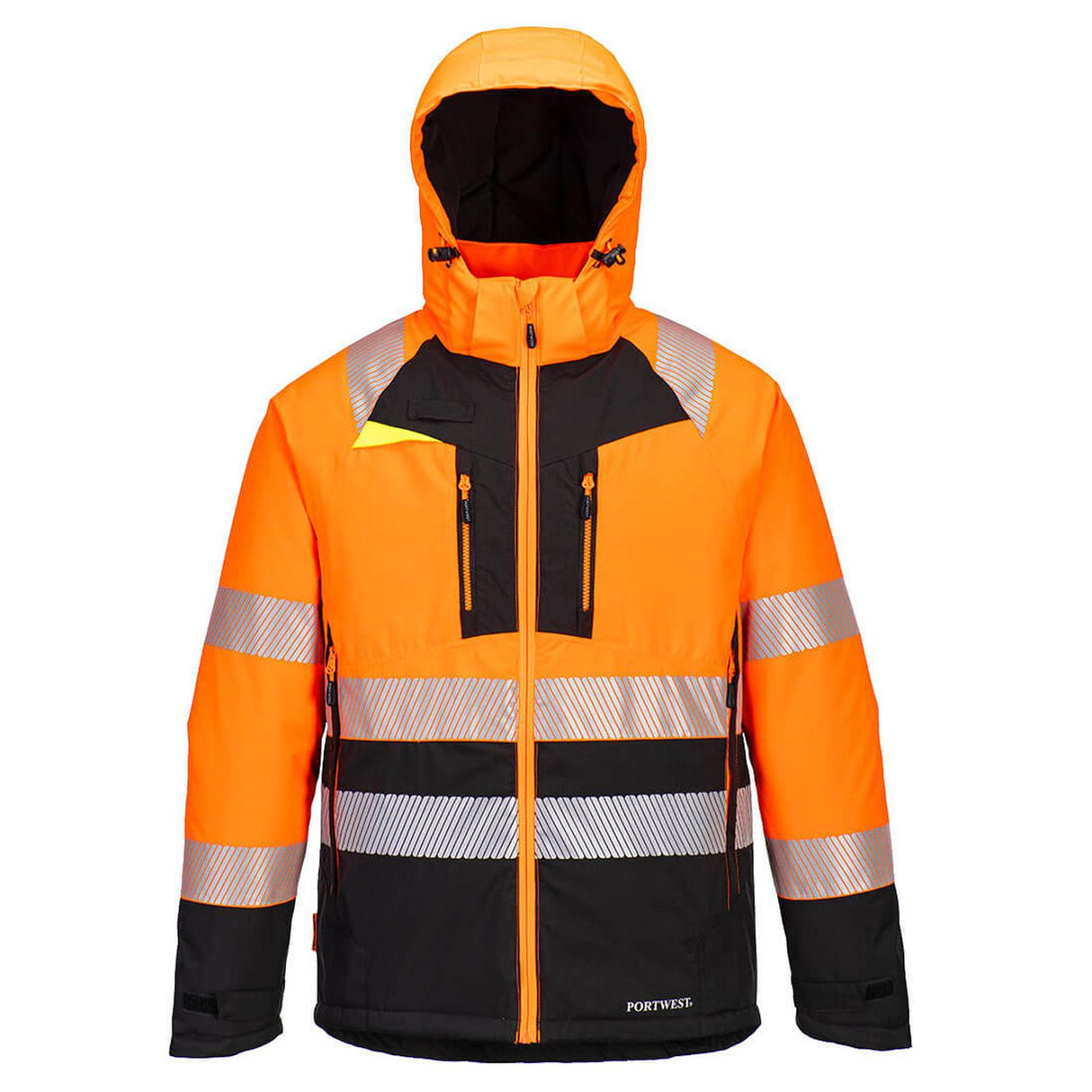 Portwest DX4 Hi-Vis Class 2 Winter Jacket Orange/Black