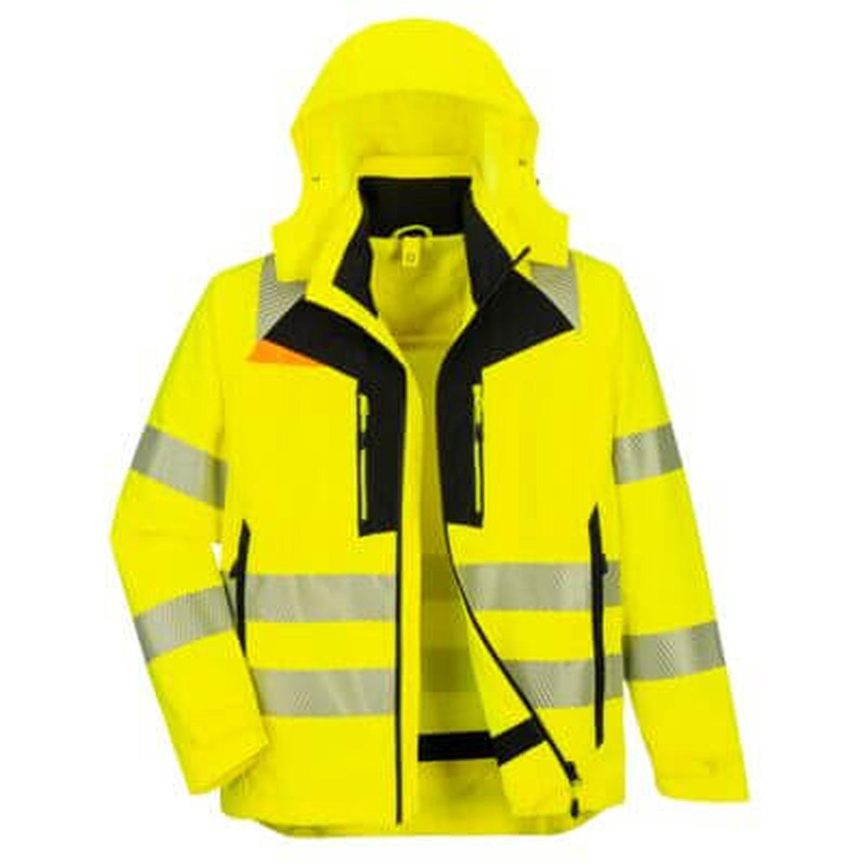 Portwest DX4 Hi-Vis 4-in-1 Jacket Yellow/Black
