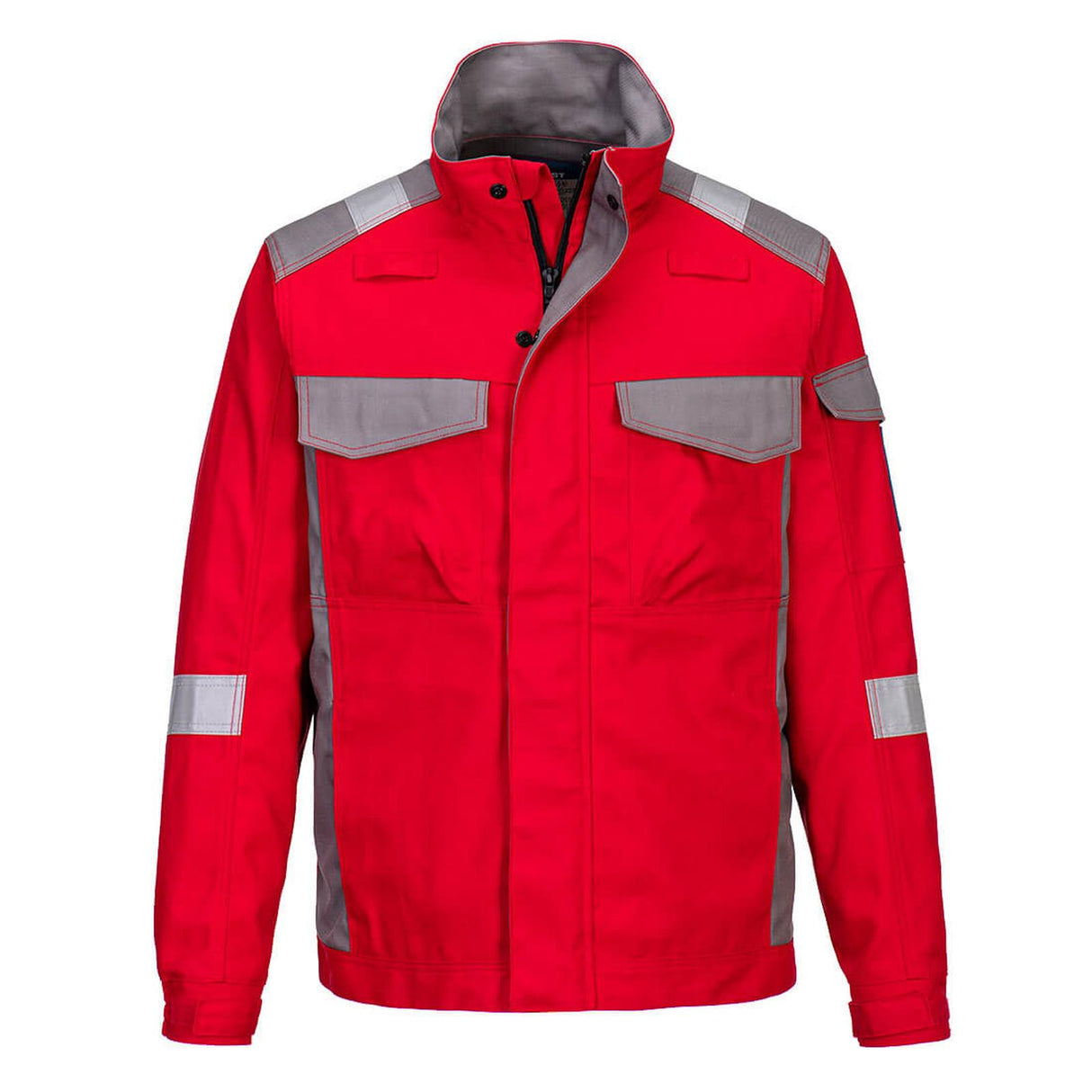 Portwest Bizflame Industry Two Tone FR Jacket Red