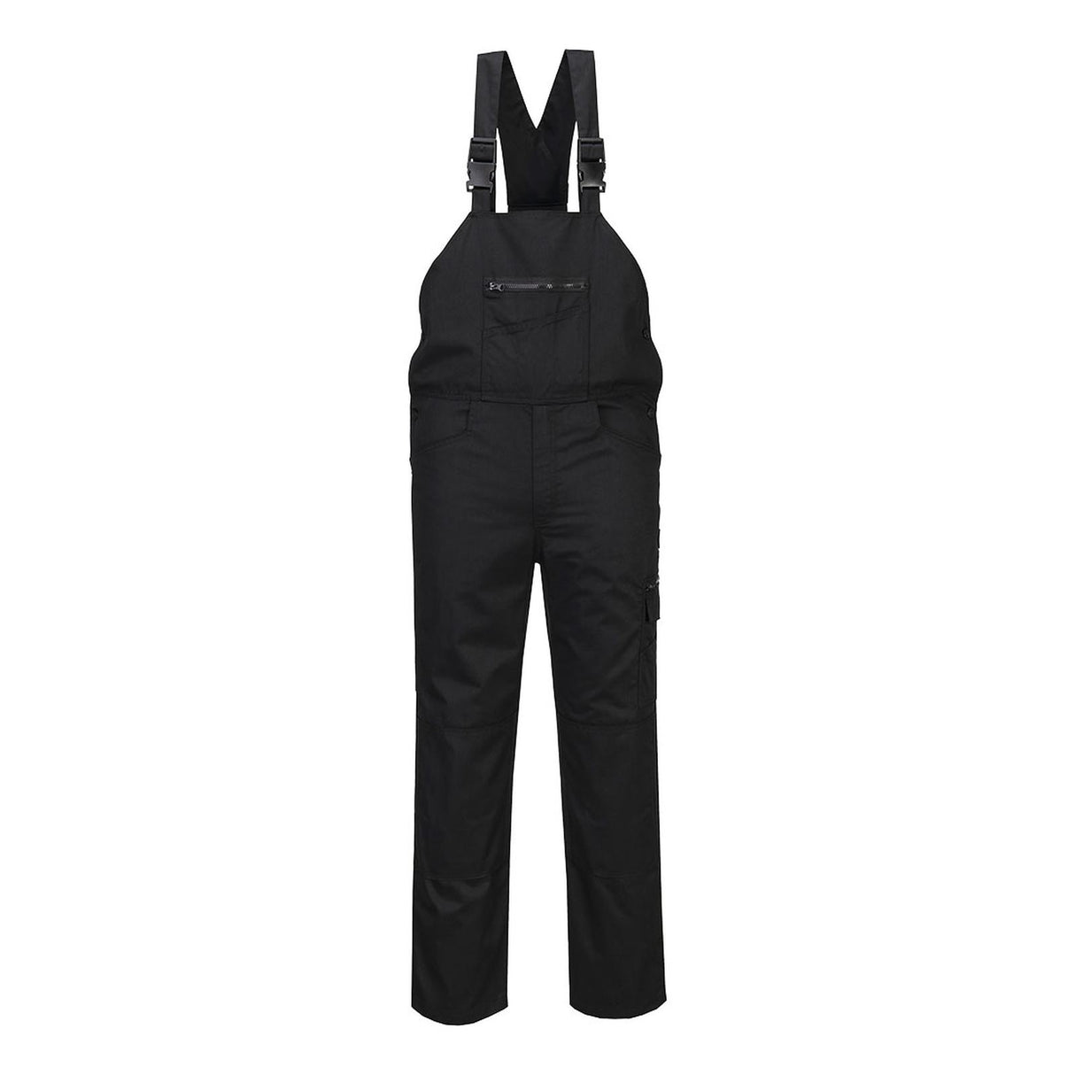 Portwest WX2 Eco Stretch Bib and Brace Black