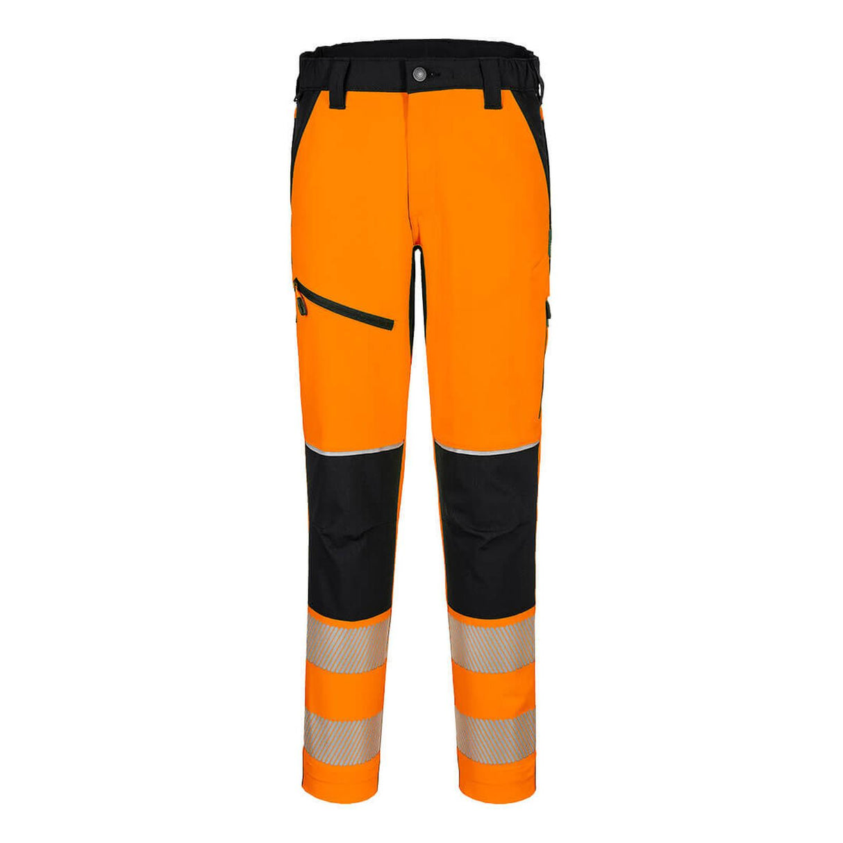 Portwest PW3 Hi-Vis Stretch Trouser Orange/Black