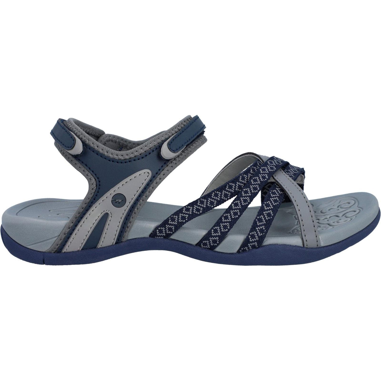 Hi-Tec Womens Savanna II Sandal Midnight Blue/Circular Grey