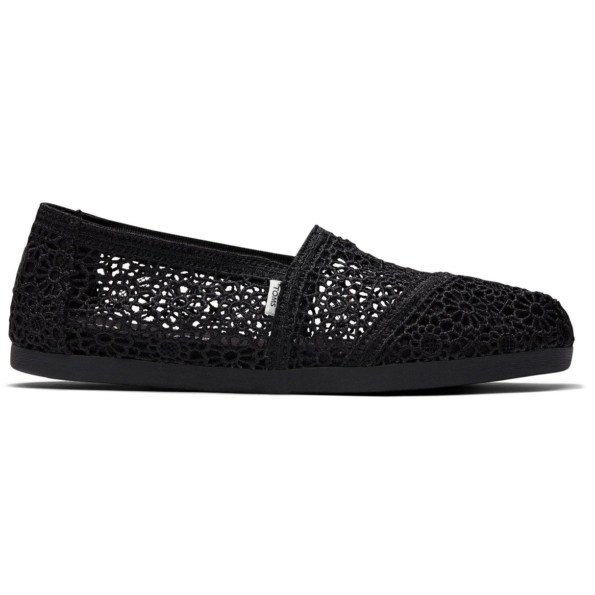 TOMS Womens Alpargata Shoes Black