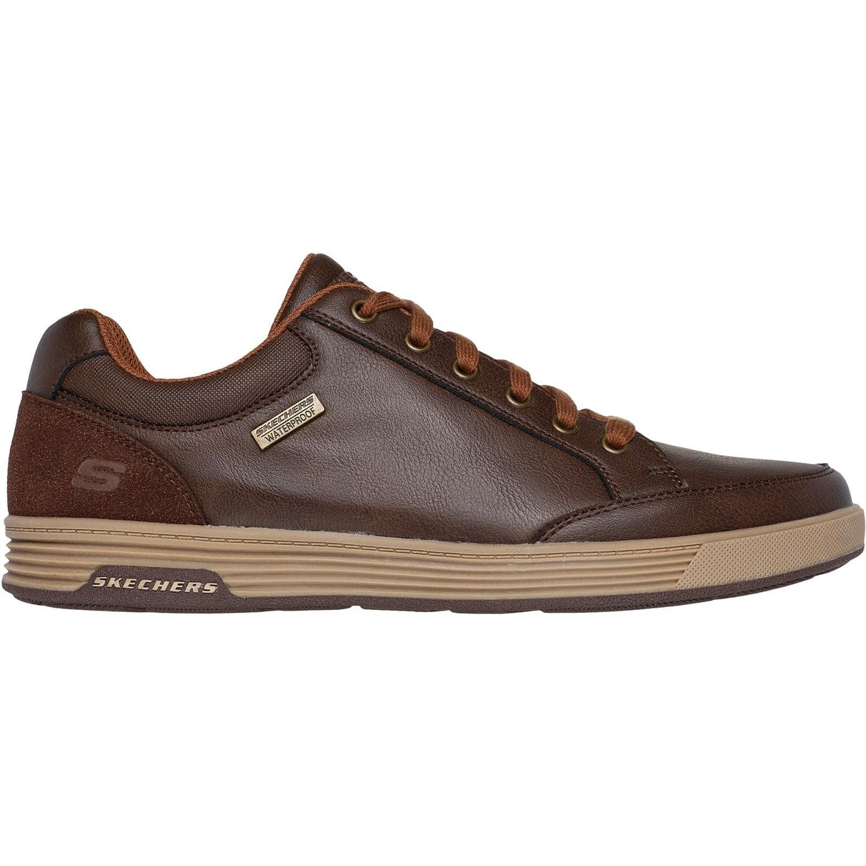 Skechers Mens Cavell Sparkman Shoes Chocolate