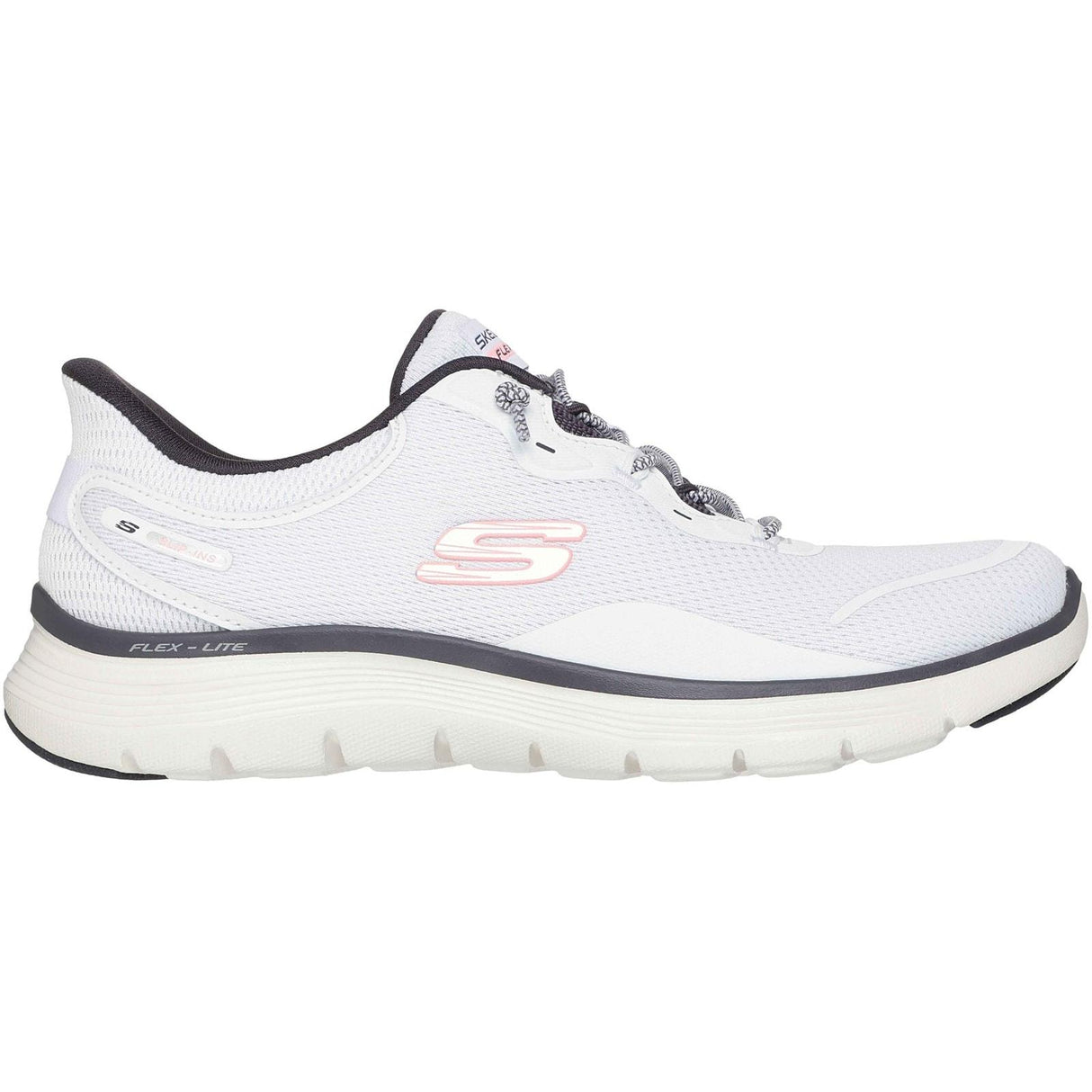 Skechers Womens Flex Appeal 5.0 Easy Breezy Trainer White/Multi