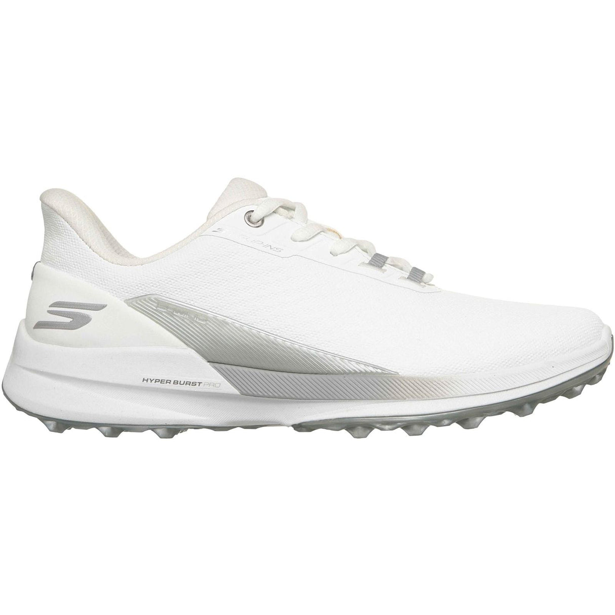 Skechers Womens Skechers Pure Slip Ins Golf Shoes White/Silver
