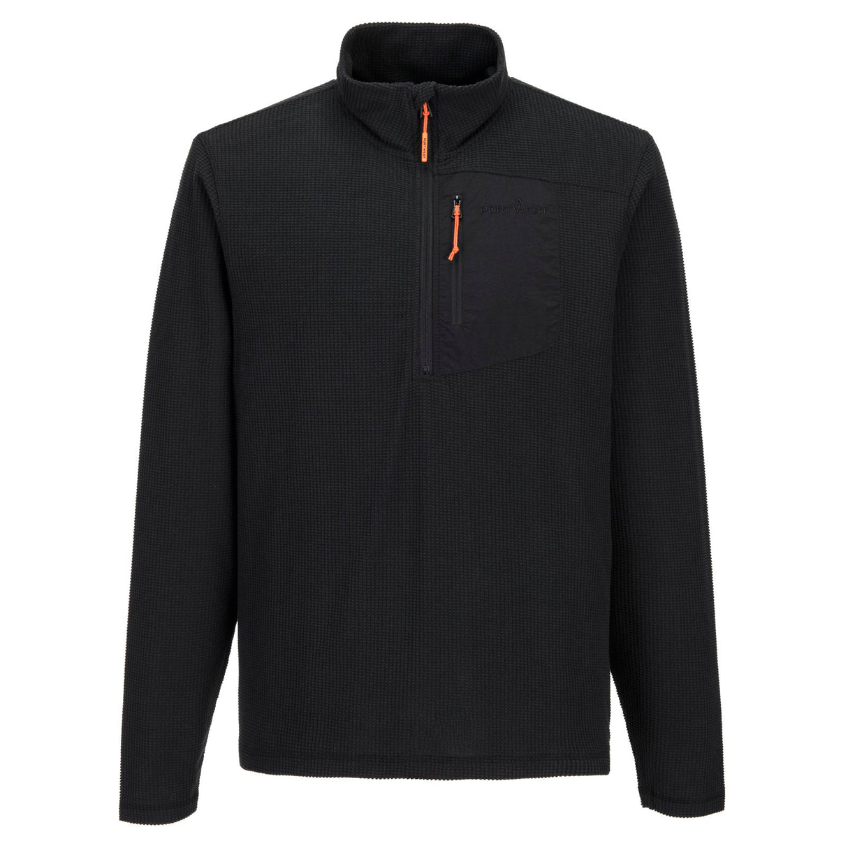Portwest Caher Mens Fleece Black