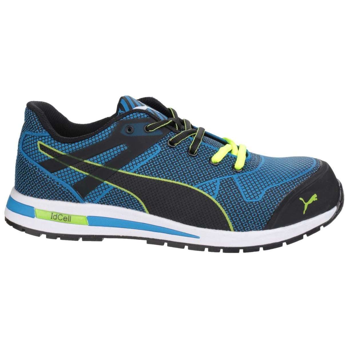 Puma Safety Mens Blaze Knit Low Safety Shoe Blue