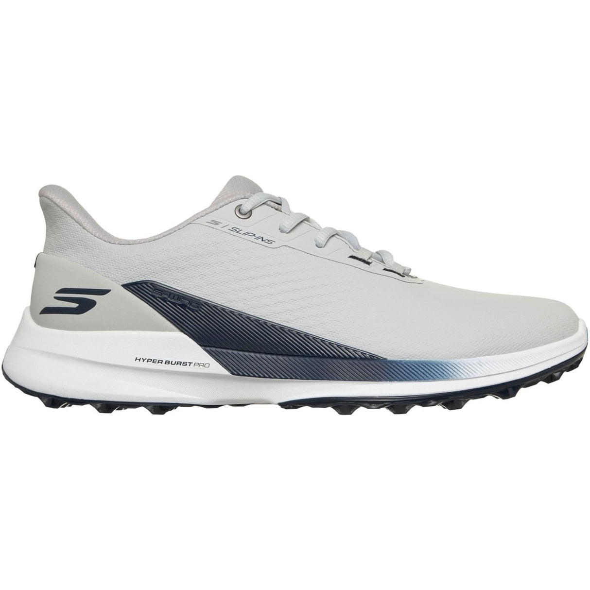 Skechers Mens Skechers Pure Slip Ins Golf Shoes Grey/Navy