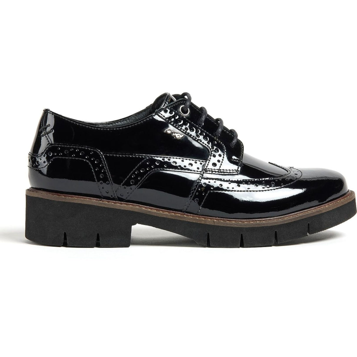 Pod Womens Kacey Brogue Black