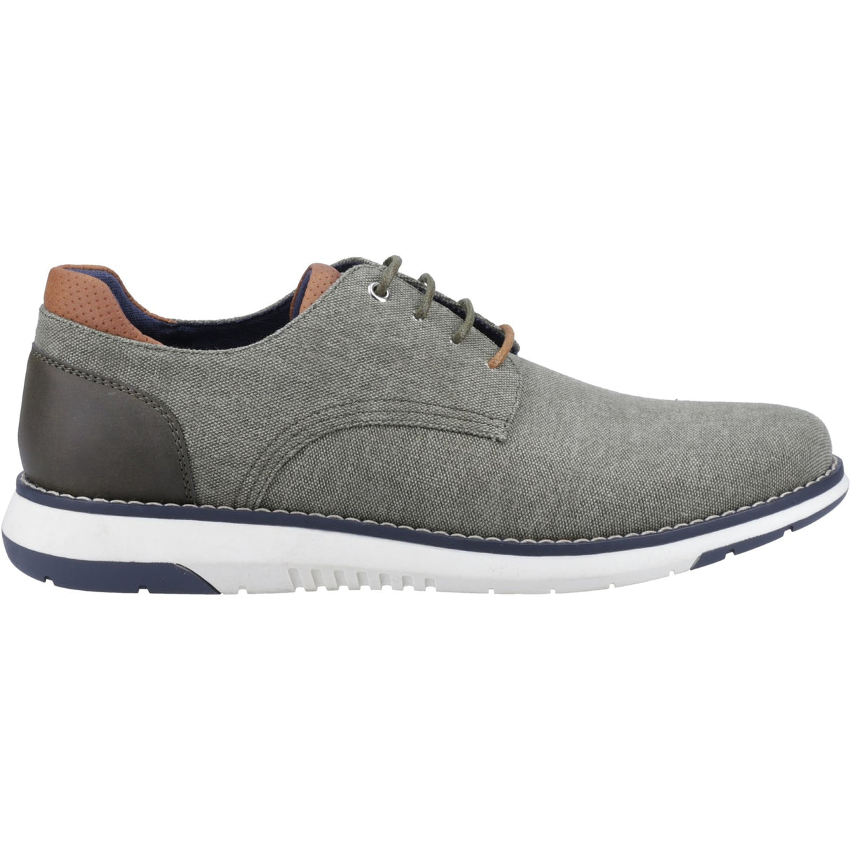 Hush Puppies Mens Bruce Lace Up Shoe Khaki