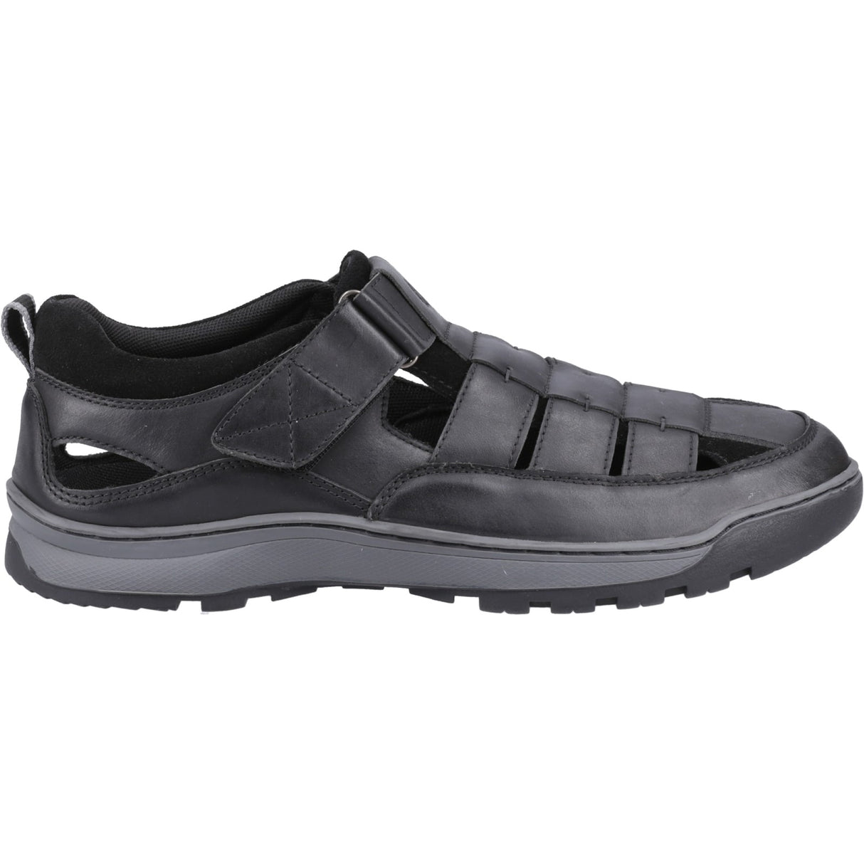 Hush Puppies Mens Rucker Fisherman Black