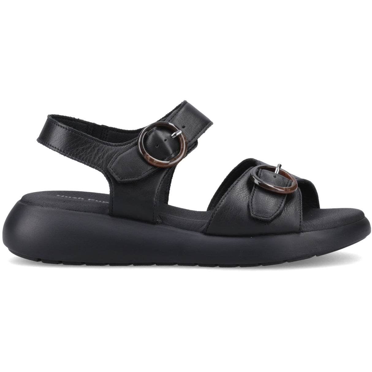 Hush Puppies Womens Alison Buckle Sandal Black