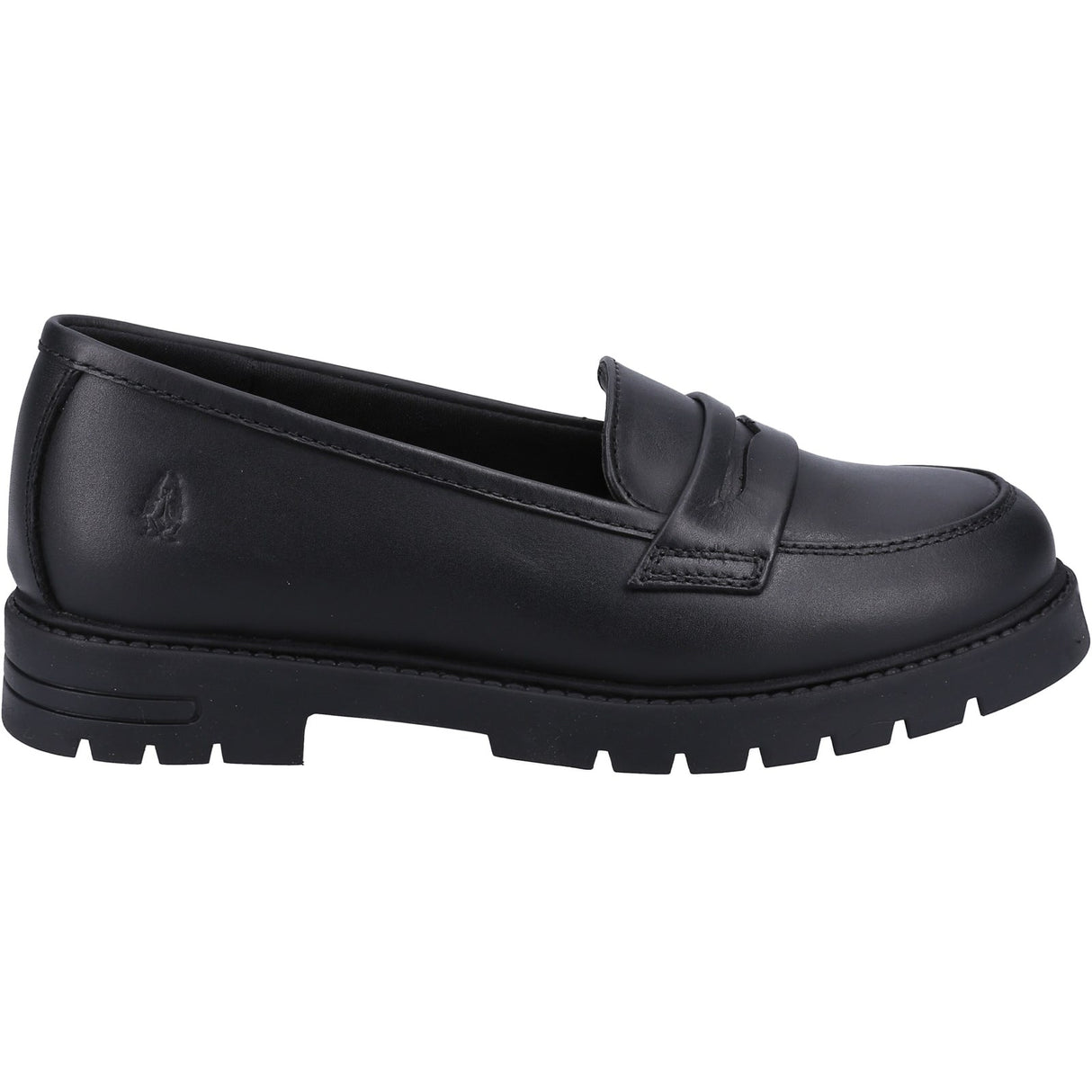 Hush Puppies Girls Hazel Loafer SNR Shoe Black