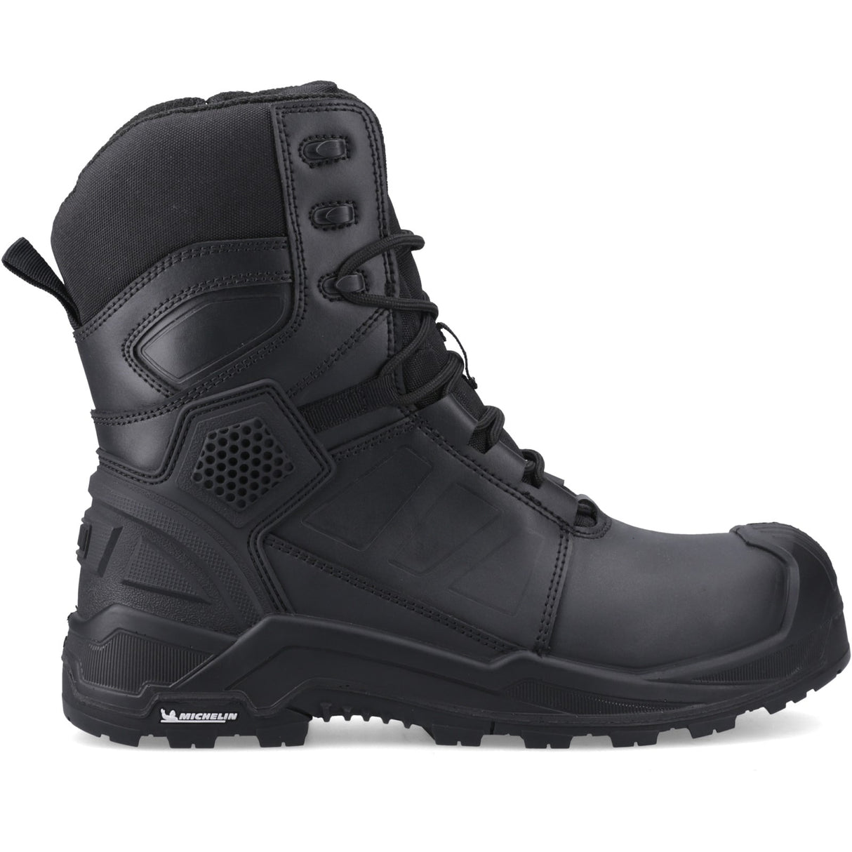 Magnum Mens Storm Force 8" Waterproof Safety Footwear Black