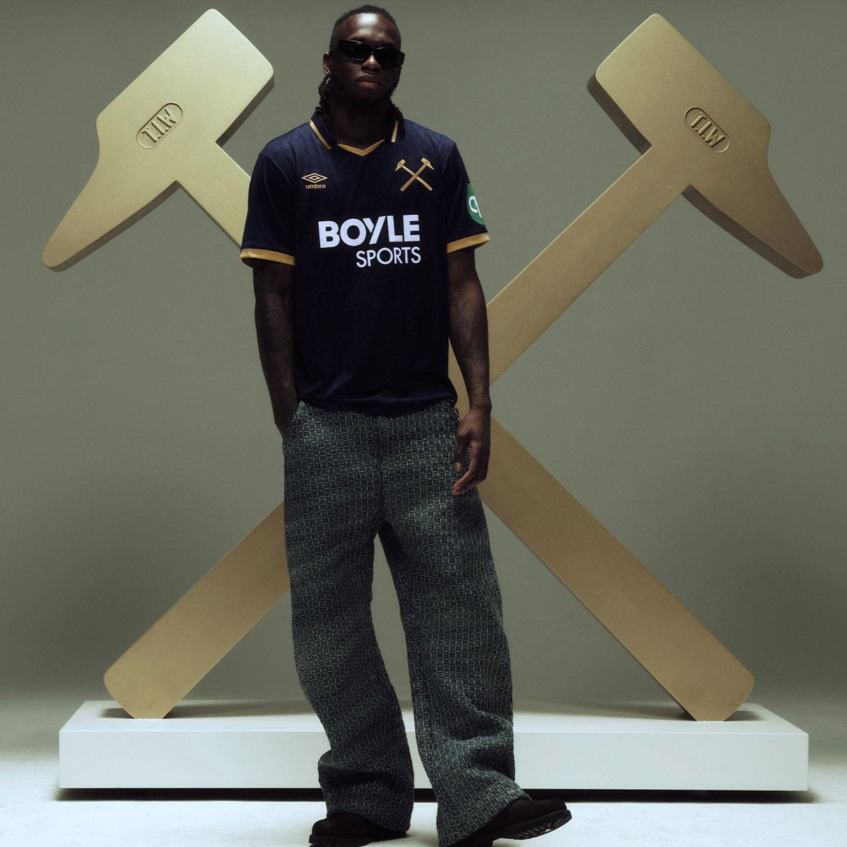 Umbro West Ham Third Jersey Navy
