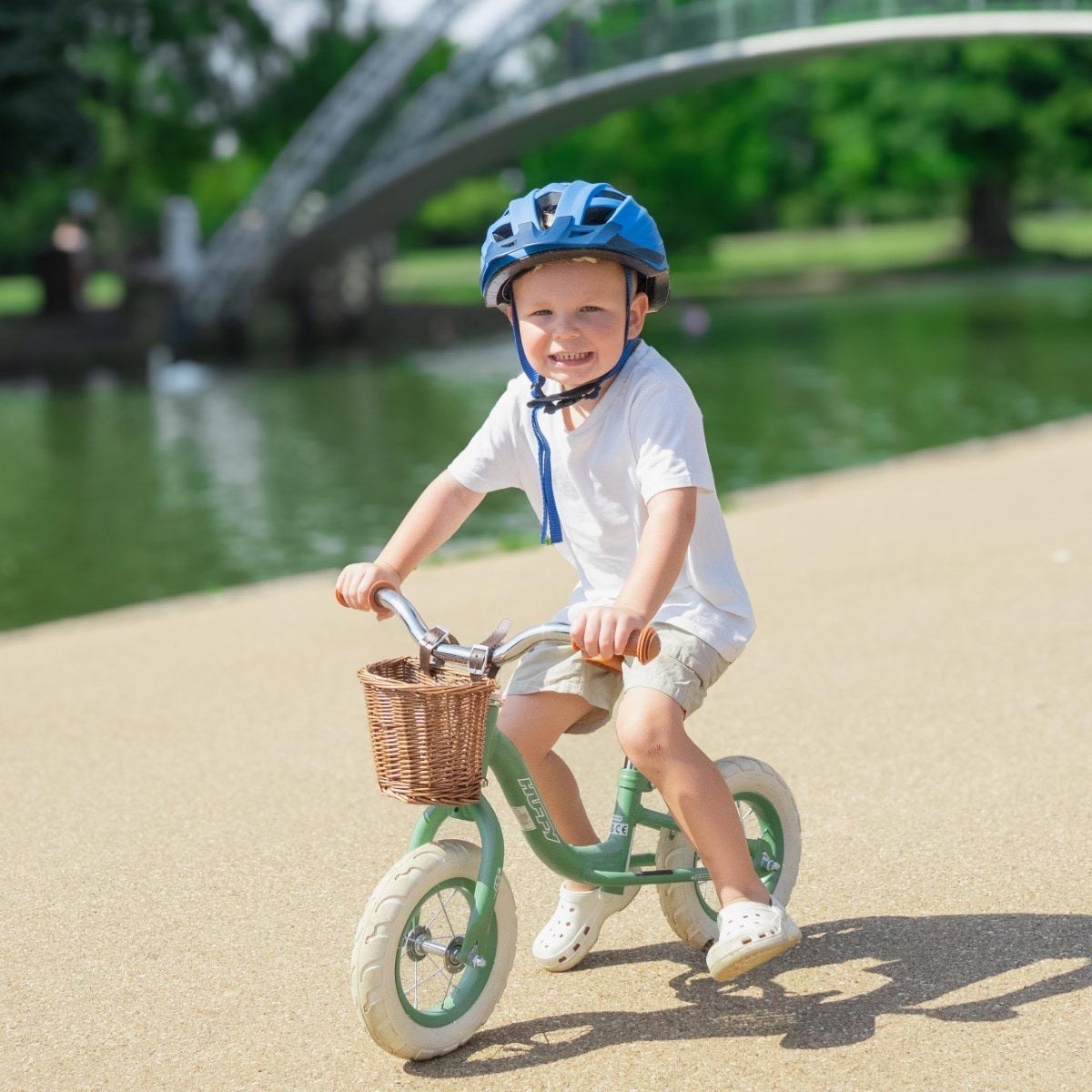 Huffy Vintage Balance Kids 10" Bike - Green