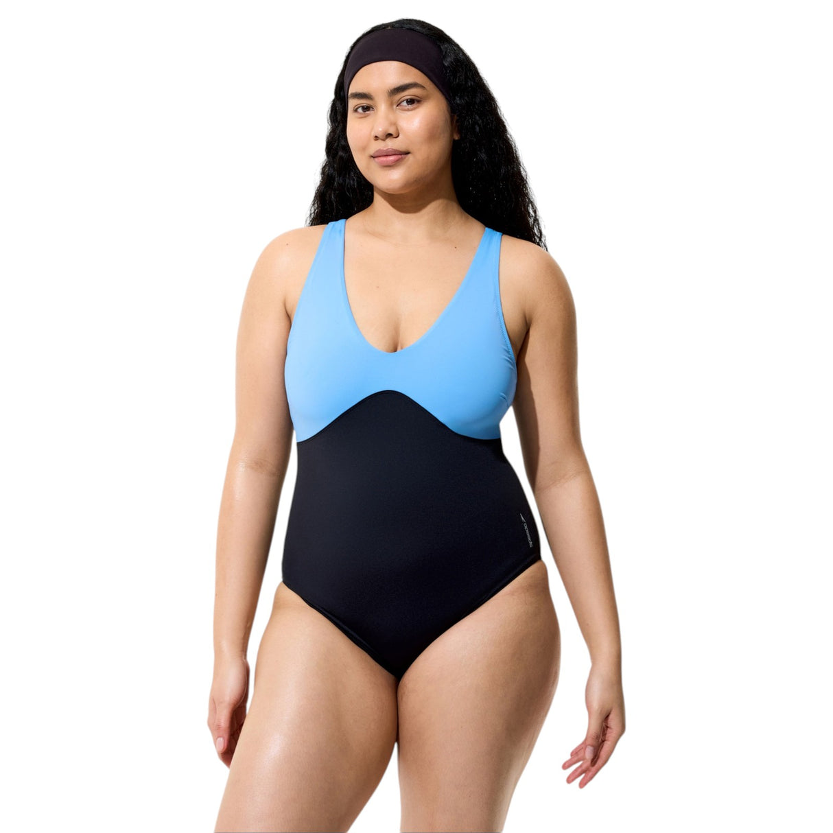 SPEEDO SCULP BFLY BACK ONE PIECE BLUE