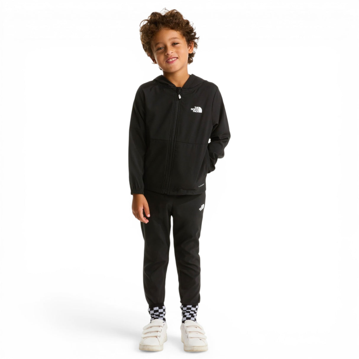 TNF Jr B KID ON THE TRAIL Tsuit Set Blk