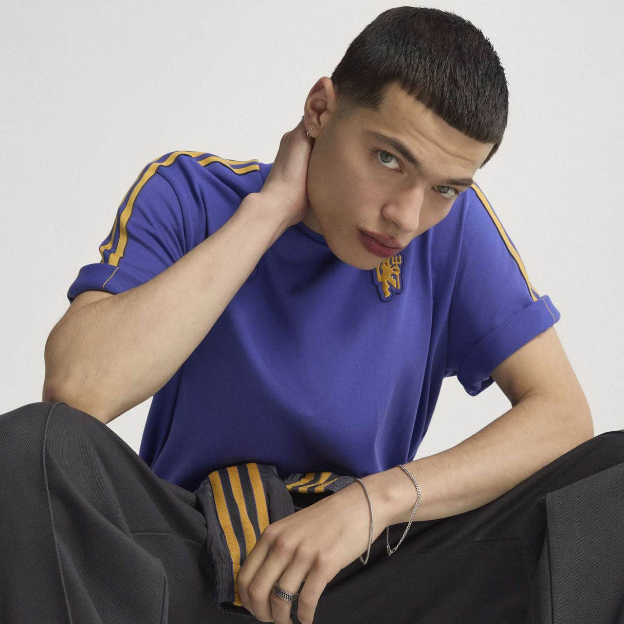 adidas OG MUFC 25 Icon Tee Purple