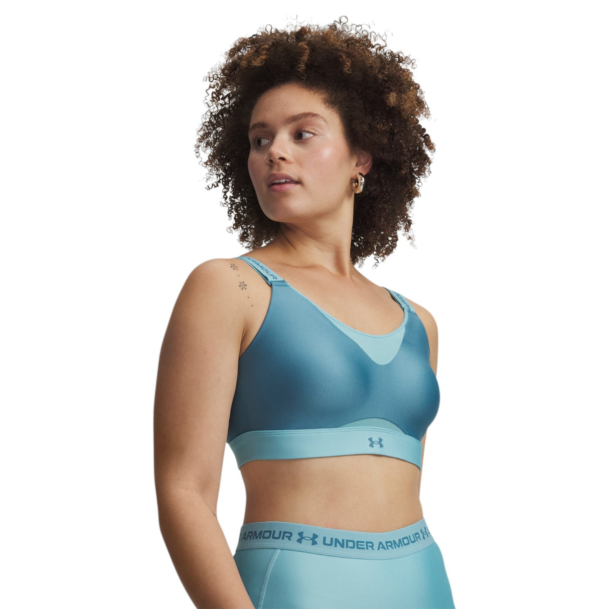 UA Infinity High 2.0 Bra Blue